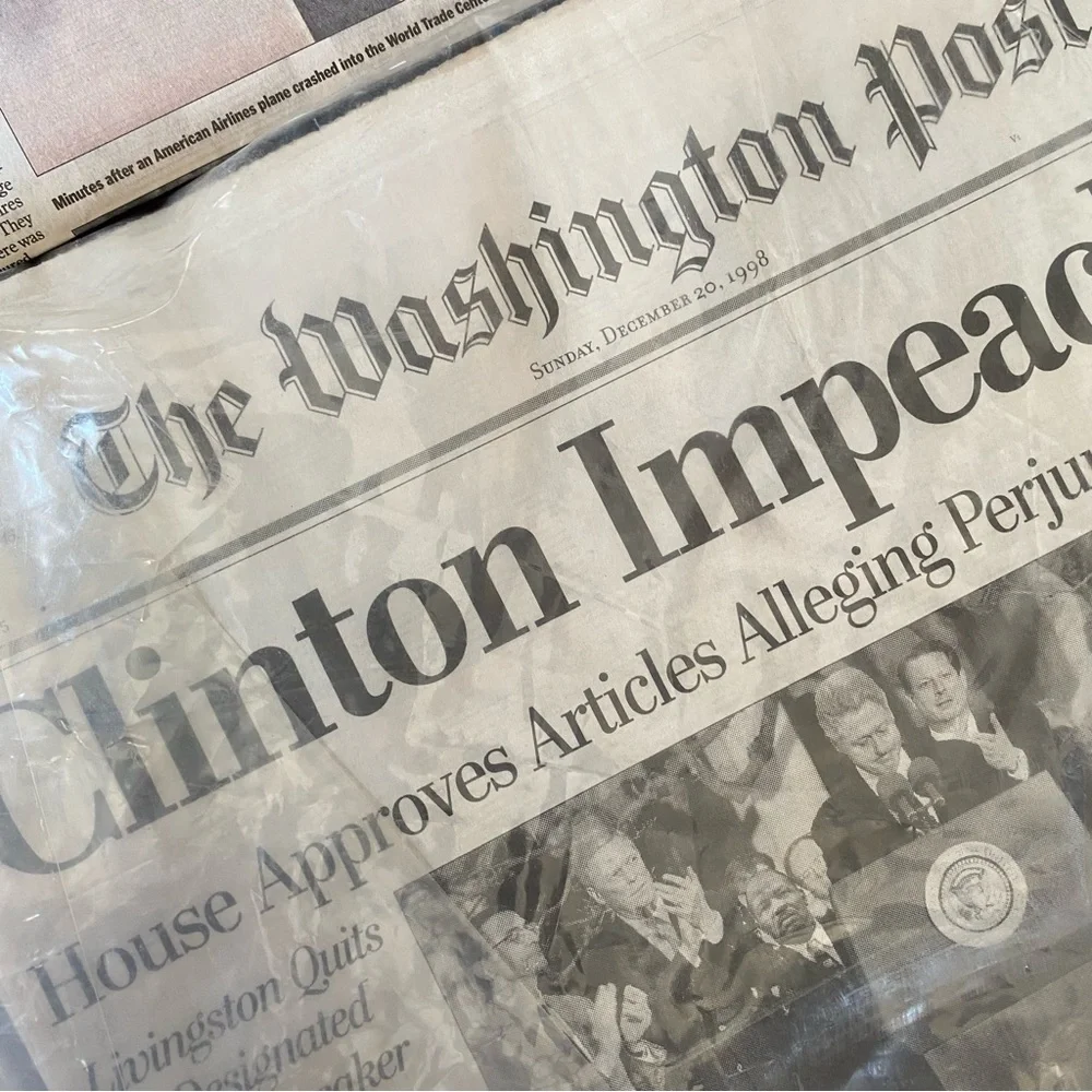 Original The Washington Post Newspapers Historic Moments In America Set of 4 - Picture 6 of 9